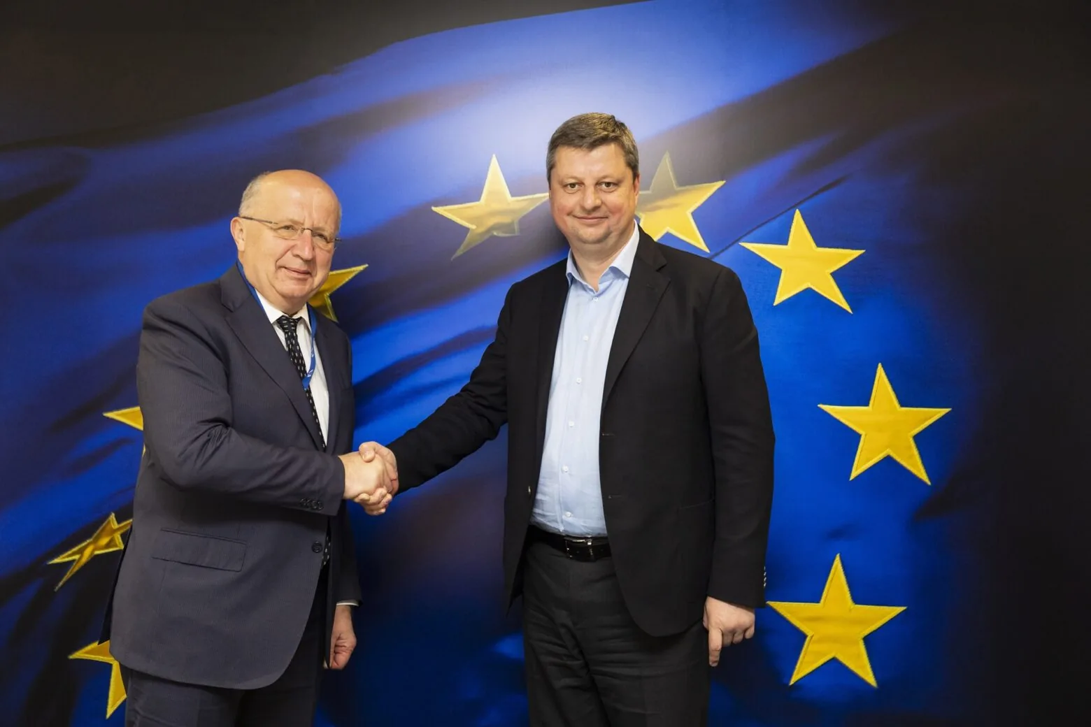 pavloshevchukinternationalceoatskyetonandandriuskubiliustheeuropeancommissionerfordefenceandspace