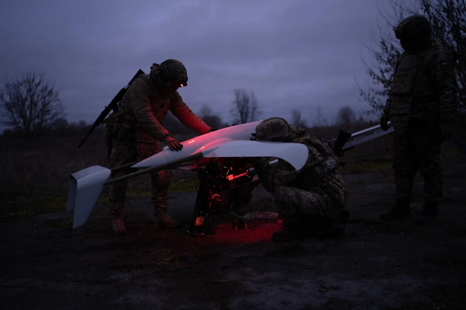 Raybird UAS crew during pre flight preparation 1 Source 424th SUSB Svarog